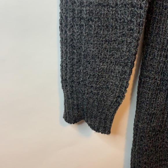 NWT Ashley by 26 International Gray Tweed Chunky Knit Long Womens Cardigan Small - Picture 7 of 13